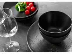 Ritzenhoff & Breker Kitwe Dessertteller 20 cm 6er Set Schwarz