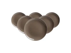 Ritzenhoff & Breker Suomi Dessertteller 20 cm 6er Set Taupe