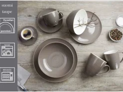 Ritzenhoff & Breker Suomi XXL Jumbobecher 550 ml 6er Set Taupe