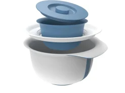 Rotho Backschüssel-Set Fresh Horizontblau 2-teilig