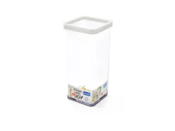 Rotho Dose Loft Premium Quadratisch 1,5 l Weiß-Transparent