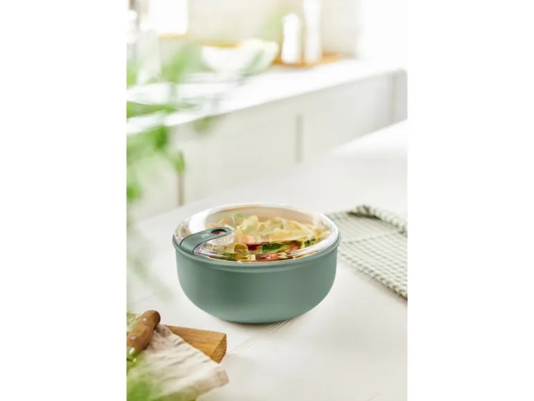 Rotho Frischhaltedose Ela Rund 1,8 l Mistletoe Green