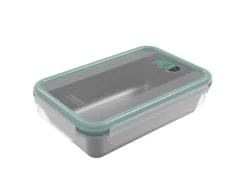 Rotho Frischhaltedose Nala Edelstahl 1 l Mistletoe Green