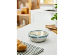 Rotho Frischhaltedose Nala Edelstahl Rund 0,6 l Mistletoe Green