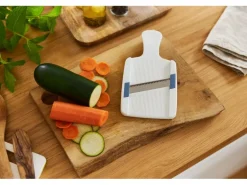 Rotho Gemüsehobel Basic Horizon Weiß-Blau