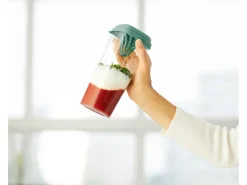 Rotho Küchenhelfer Loft 1 l Transparent Mistletoe Green