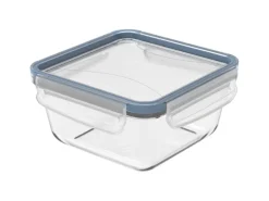 Rotho Kühlschrankdose Clic & Lock Glas 0,75 l Horizontblau