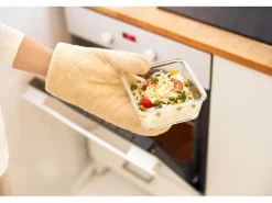 Rotho Kühlschrankdose Clic & Lock Glas 0,75 l Horizontblau