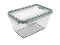 Rotho Kühlschrankdose Nala mit Kunststoffdeckel Glas 2 l Mistletoe Green