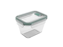 Rotho Kühlschrankdose Nala mit Kunststoffdeckel Glas 0,75 l Mistletoe Green