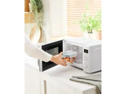 Rotho Kühlschrankdose Nala mit Kunststoffdeckel Glas 0,75 l Mistletoe Green