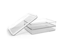 Rotho Kühlschrankorganizer-Set Loft 0,85 l Weiß 2-teilig