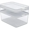 Rotho Kühlschrankorganizer-Set Cauma 1,3 l/2,6 l/4,65 l Transparent 3-teilig