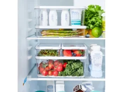 Rotho Kühlschrankorganizer-Set Cauma Transparent 5-teilig