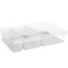 Rotho Kühlschrankorganizer-Set Loft 3 Transparent 3-teilig