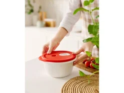 Rotho Mikrowellenschüssel Micro Clever 1,6 l Papaya