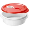 Rotho Mikrowellenteller Micro Clever Tief 1 l Papaya