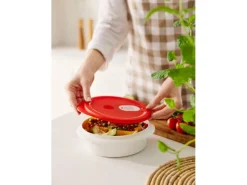 Rotho Mikrowellenteller Micro Clever Tief 1 l Papaya