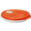 Rotho Mikrowellenteller XL Clever 1,2 l Papaya