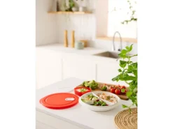 Rotho Mikrowellenteller XL Clever 1,2 l Papaya