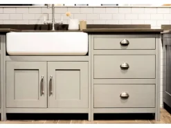 Rust-Oleum Kreidefarbe Küchenmöbellack Winter-Grau matt 750 ml