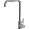 Sanicomfort Küchenarmatur Maryland Edelstahl gebürstet mit Schwenkarm