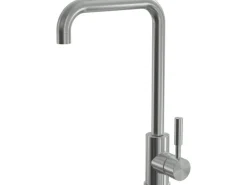Sanicomfort Küchenarmatur Maryland Edelstahl gebürstet mit Schwenkarm