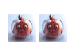 SANILO Duschablage 22,8 x 14 x 10,5 Goldfisch