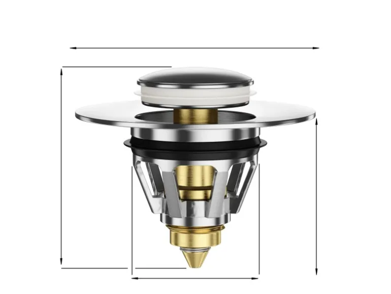 Sanilo Pop Up Waschbeckenstöpsel Mosaic World