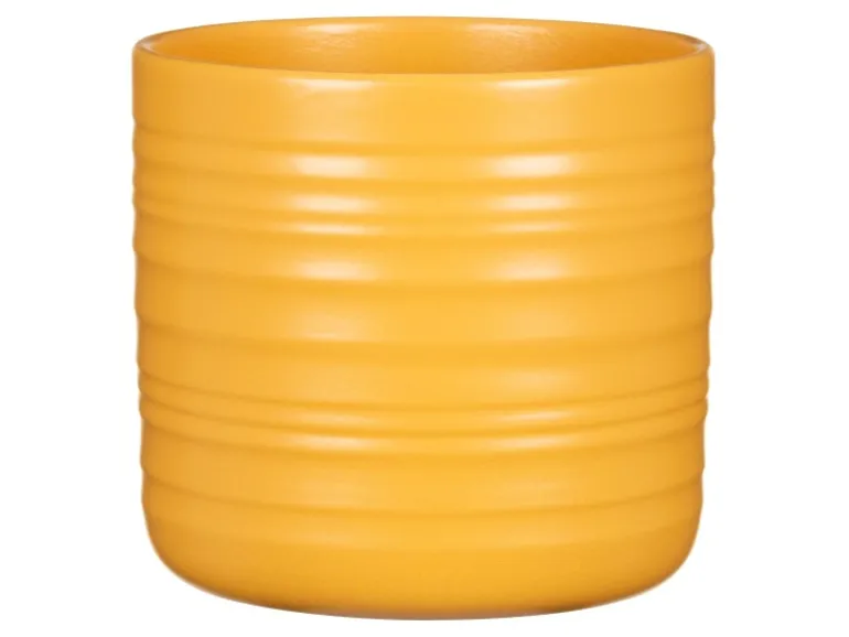 Scheurich Übertopf Cottage 850 Ø 12 cm x 11,1 cm Curcuma
