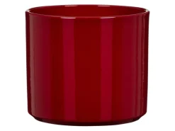 Scheurich Blumentopf Keramik Ø 13,6 cm x 12,3 cm Intense Red Volumen 2,257 l