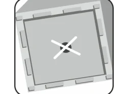 Scheurich Pflanzgefäß C-Cube 240 38 cm x 38 cm Stony Grey