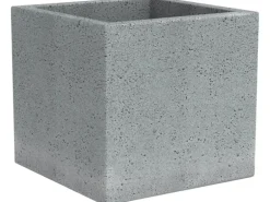 Scheurich Pflanzgefäß C-Cube 240 28,5 cm x 28,5 cm Stony Grey