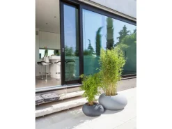 Scheurich Pflanzgefäß Flow 73 cm x 58 cmStony Grey