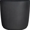 Scheurich Pflanzgefäß Linetto Ø 38,6 cm Stony Black