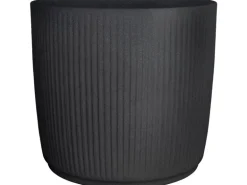 Scheurich Pflanzgefäß Linetto Ø 38,6 cm Stony Black