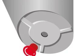 Scheurich Pflanzgefäß Linetto Ø 38,6 cm Stony Black