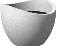 Scheurich Pflanzgefäß Wave Globe Ø 50 cm Stony-Grey