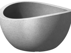 Scheurich Pflanzschale Wave Globe Bowl Ø 39 cm Stony Grey
