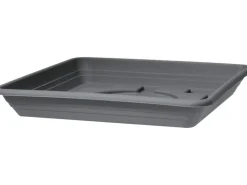 Scheurich Untersetzer Lara 39,9 cm x 39,9 cm Metallic Grey