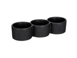 Schöner Wohnen Dipschale Refia 0,15 l Schwarz 3 Fächer