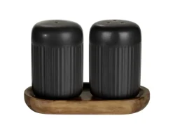 Schöner Wohnen Salz- & Pfefferstreuer Refia 75 ml Schwarz 2 Stück