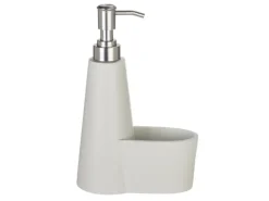 Schöner Wohnen Seifenspender Simra mit Schwammhalter Beige