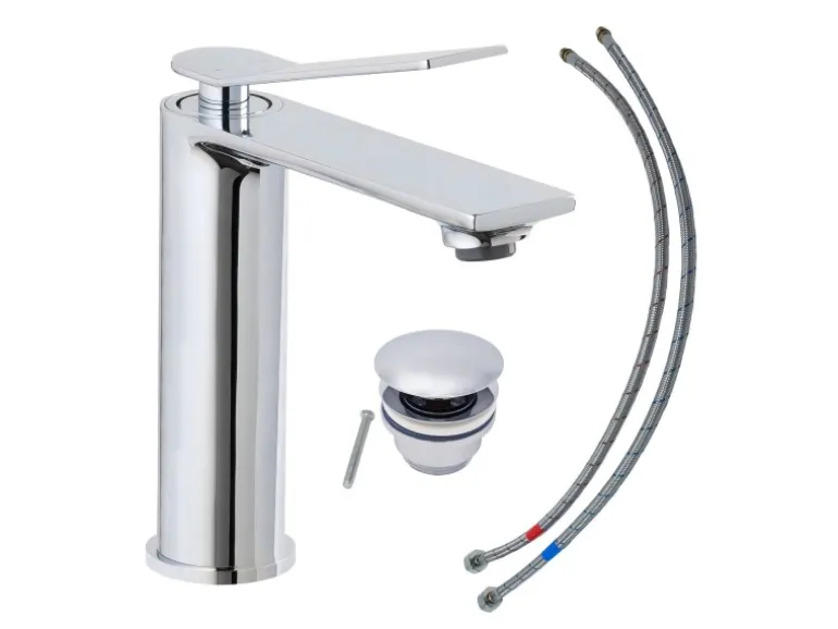 Schöner Wohnen Waschtischarmatur Viola Auslaufhöhe 13,5 cm Chrom