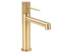 Schöner Wohnen Waschtischarmatur Kadia Auslaufhöhe 12,1 cm Mattgold