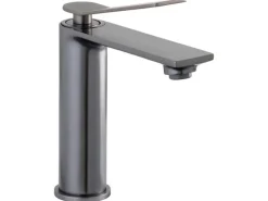 Schöner Wohnen Waschtischarmatur Viola Auslaufhöhe 13,5 cm Graphitgrau