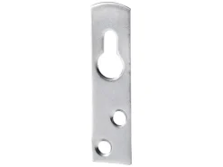 Schrankaufhänger mit Schlüsselbohrung 55 mm x 11 mm Stahl verzinkt