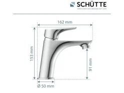 Schütt Waschtischarmatur Boston Chrom