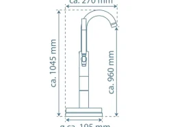 Schütte Badewannenarmatur Cornwall Chrom