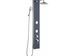 Schütte Glas-Duschpaneel Anthrazit